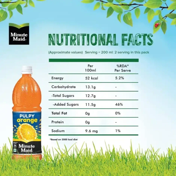 Minute Maid pulpy Orange Fruit Juice - 1 L