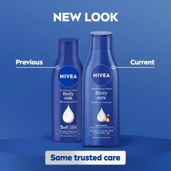 NIVEA Nourishing Body Lotion Body Milk|48 H Moisturization|2X Almond Oil|For Very Dry Skin