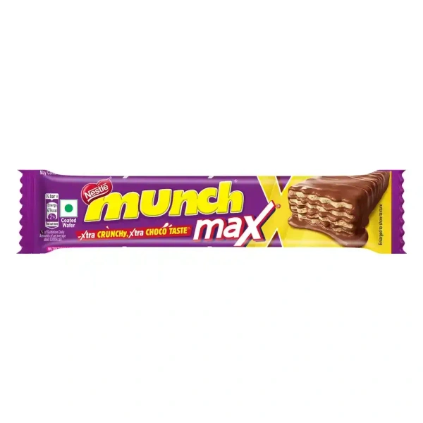 Nestle Munch Max Choco Coated Crunchy Wafer Bar - 38.5 g