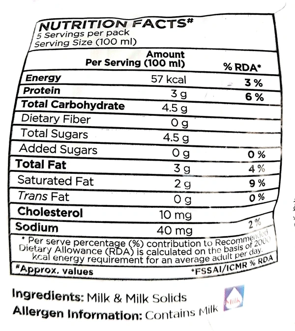 Milky Moo Toned Milk 500 ml - 500 ml