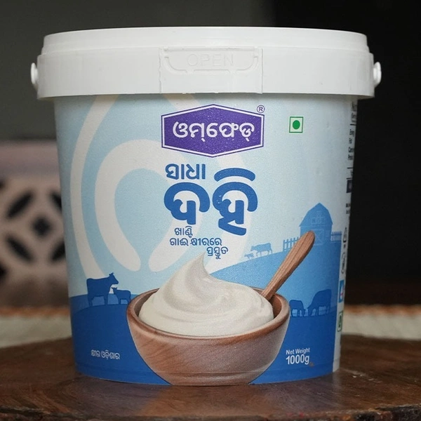 Plain Curd 1000g - Bucket, 1000g