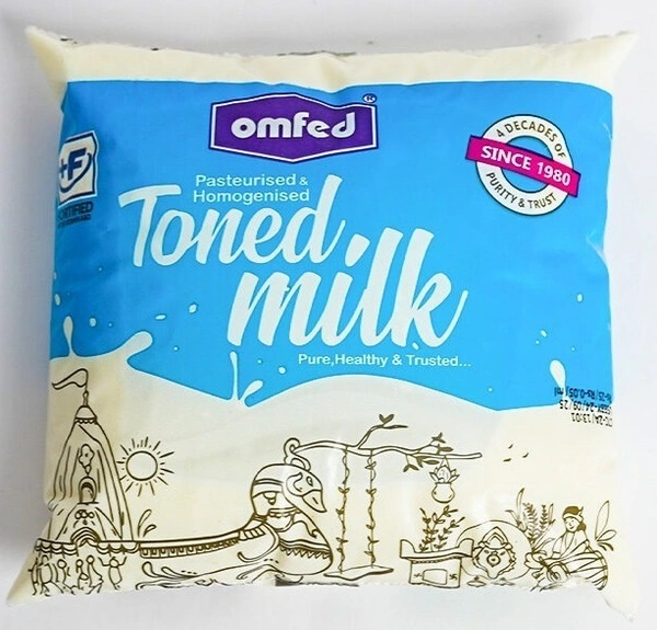 Omfed Toned Milk 500ml - 500ml