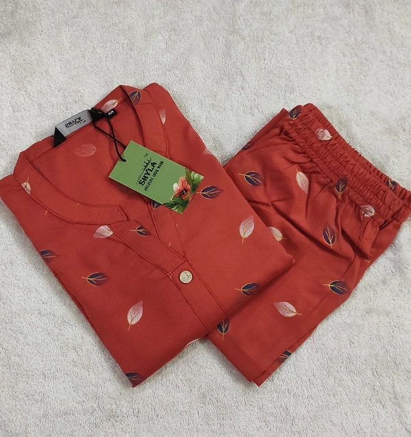 Shyla Co ord set Side Open with pocket - M