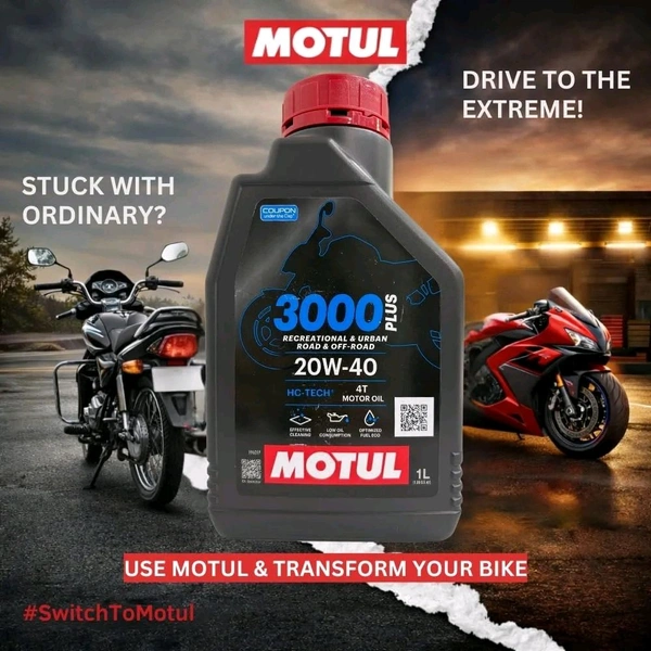 Motul 3000 Plus 4T 20W40 1litre 