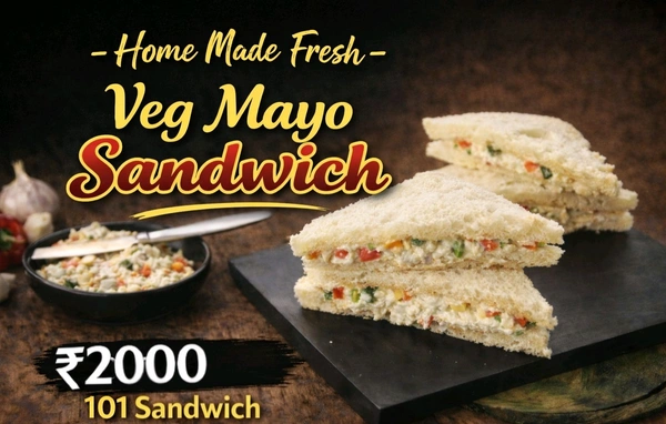 Veggie Sandwich For Guru Ji Satsang Or Bhandara