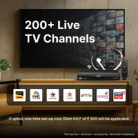DishTV 80 cm (32 inch) Full HD LED Smart Google TV with Entertainment Hub By dishtv