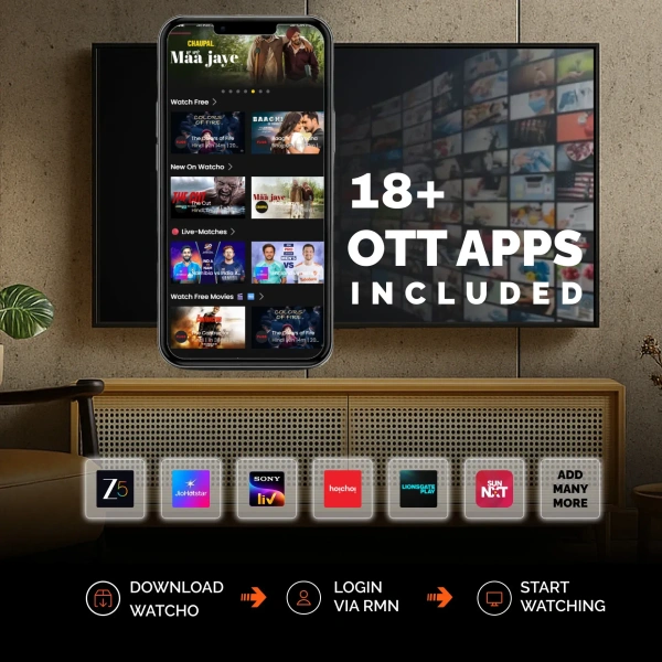 DishTV 80 cm (32 inch) Full HD LED Smart Google TV with Entertainment Hub By dishtv