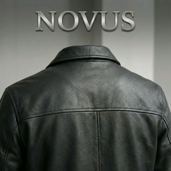 NOVUS The NOVUS Signature Leather Jacket – Midnight Black - Black, S