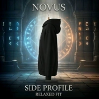 NOVUS The Divine Shiva 'Runes' Edition Hoodie – Midnight Black - Black, S