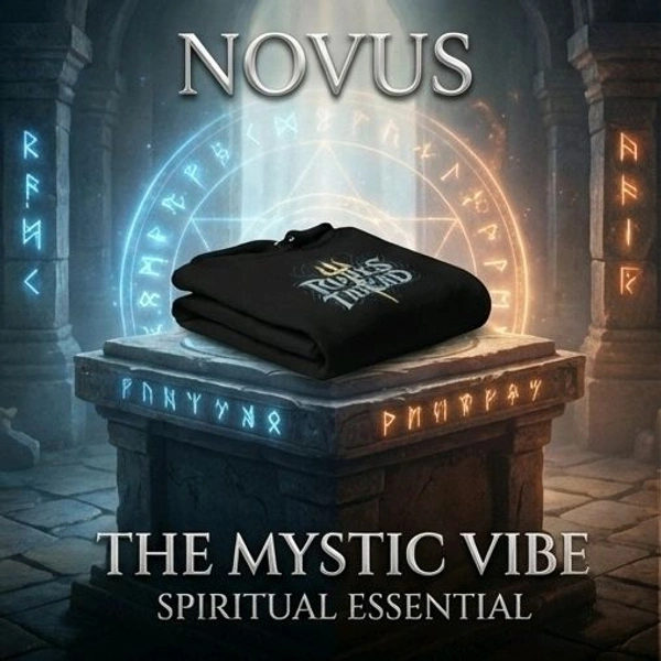 NOVUS The Divine Shiva 'Runes' Edition Hoodie – Midnight Black - Black, S
