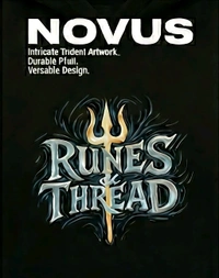 NOVUS The Divine Shiva 'Runes' Edition Hoodie – Midnight Black - Black, M