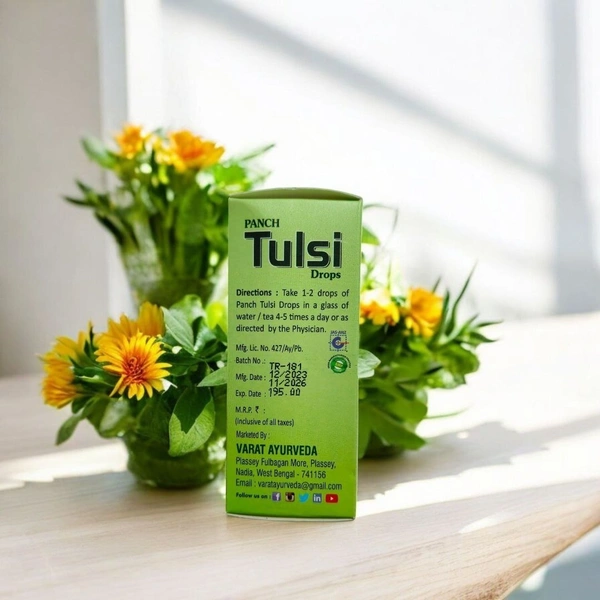Varat Ayurveda Panch Tulsi Drops