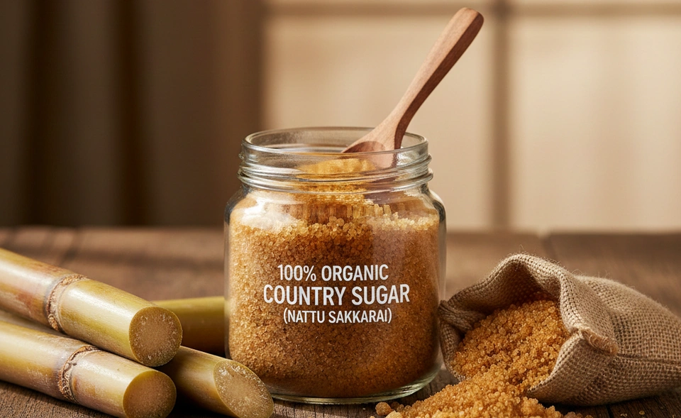 100% Organic Country Sugar