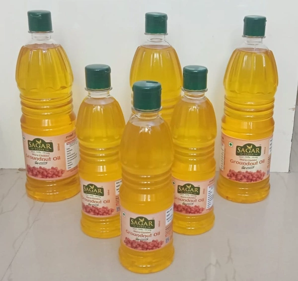 Mara Chekku Groundnut Oil - Wood Pressed & Natural-1Ltr