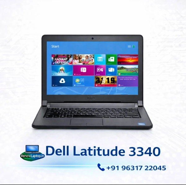 Dell Latitude 3340 Business Laptop | Intel Core i5 | HDD | 14 Inch | Windows 10 | Refurbished - 500 GB HDD, 8 Gb