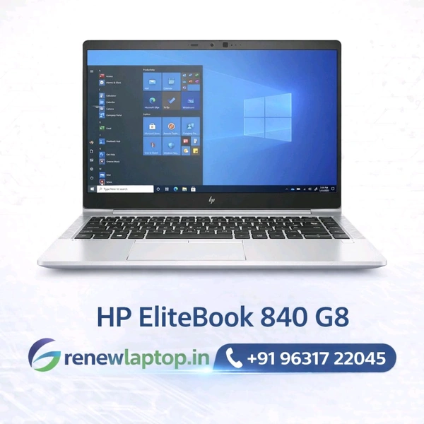 HP Elitebook 840 G8 Business Laptop | Intel Core i5 | SSD | 14 Inch | Windows 10/11 | Refurbished - 8 Gb, 256 Gb SSD