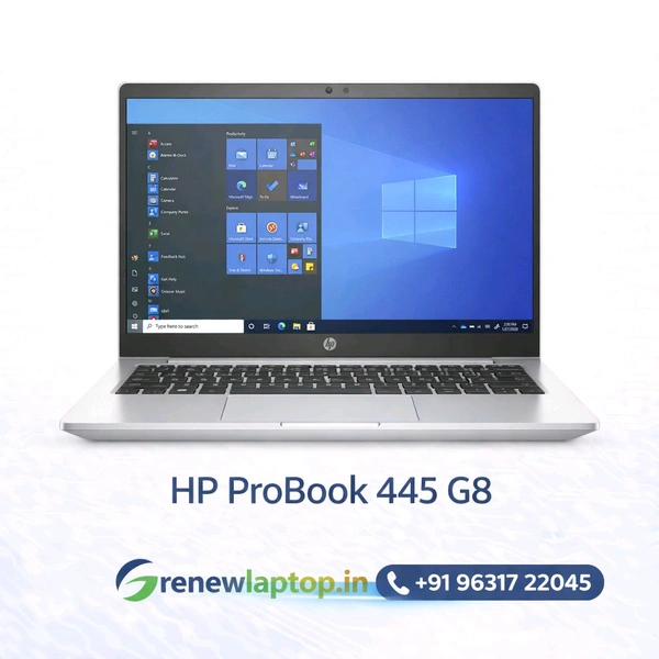 HP ProBook 445 G8 Business Laptop | Ryzen 5 Pro | SSD | 14 Inch | Windows 10/11 | Refurbished - 8 Gb, 256 Gb SSD