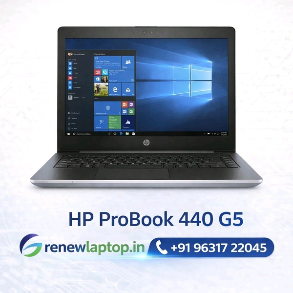 HP ProBook 440 G5 Business Laptop | Intel Core i5 | SSD | 14 Inch | Windows 10/11 | Refurbished - 8 Gb, 256 Gb SSD