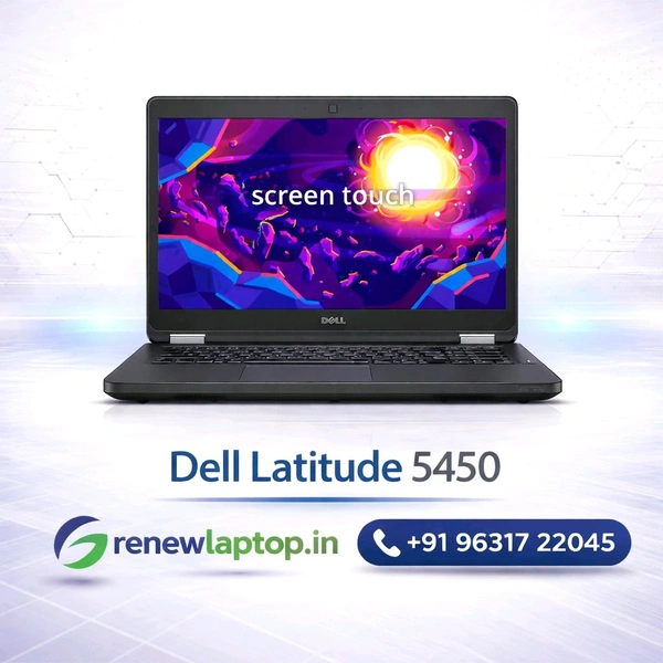 Dell Latitude 5450 Touch Screen Business Laptop | Intel Core i5 | SSD | 14 Inch | Windows 10 | Refurbished - 256 GB SSD, 8 GB