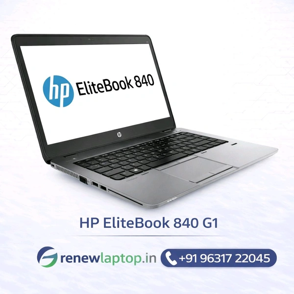 HP Elitebook 840 G1 Business Laptop | Intel Core i5 4th | SSD | 14 Inch | Windows 10/11 | Refurbished - 8 Gb, 256 Gb SSD - 8 Gb, 256 Gb SSD