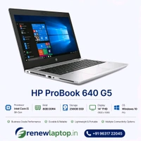 HP ProBook 640 G5 Laptop | Intel Core i5 8th Gen | 8GB RAM | 256GB SSD | Business Laptop | Used - 256 GB SSD, 8 GB