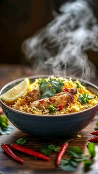  Chicken Dum Biryani Single Potlam 
