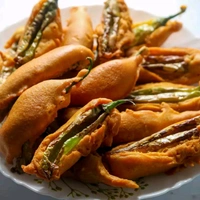 Mirapakaya Bajji Veg Plate  Sv
