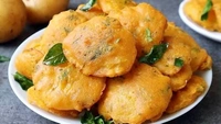 Aloo Bajji Plate Veg Sv