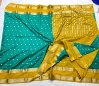 SEMI MYSORE CRAPE SILK SAREES✨ - Gold