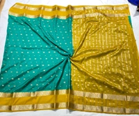 SEMI MYSORE CRAPE SILK SAREES✨ - Gold