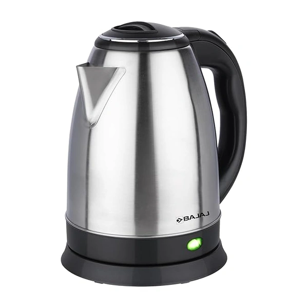 BAJAJ ® Electric Kettle Hot Maxx - 1 | 1.8L Stainless Steel, 1350W | Rapid Boil, Cool Touch Handle | Perfect for Tea, Coffee