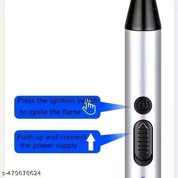 BachatKart Rechargeable Flameless Plasma Lighter, Outdoor Camping Lighter, Kitchen Gas Stove, Aromatherapy Candle Ignition, Lighter, Grill Windproof Kitchen, USB Lighter