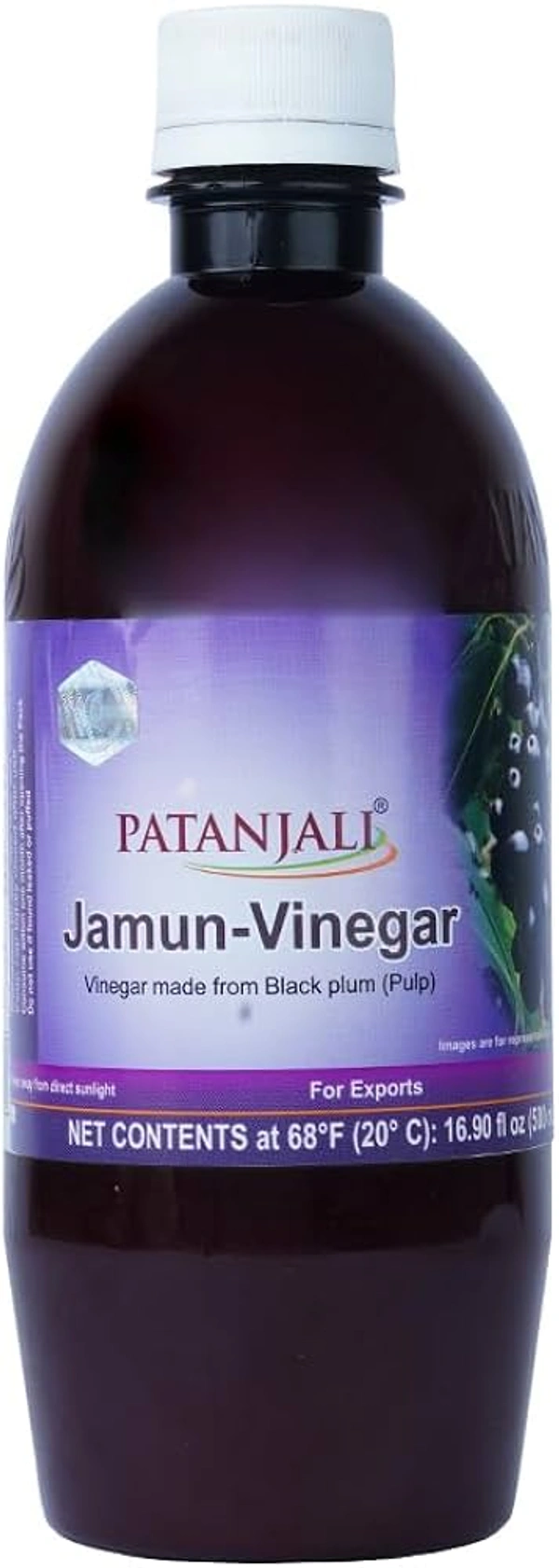 Patanjali Jamun Vinegar (Sirka). Net Qty 80 ml