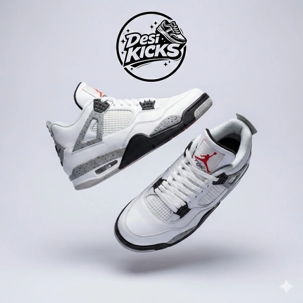 Retro 4 White Oreo - UK 6