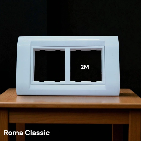 ANCHOR ROMA CLASSIC 2 MODULAR COVER PLATE ( WHITE ) - WHITE