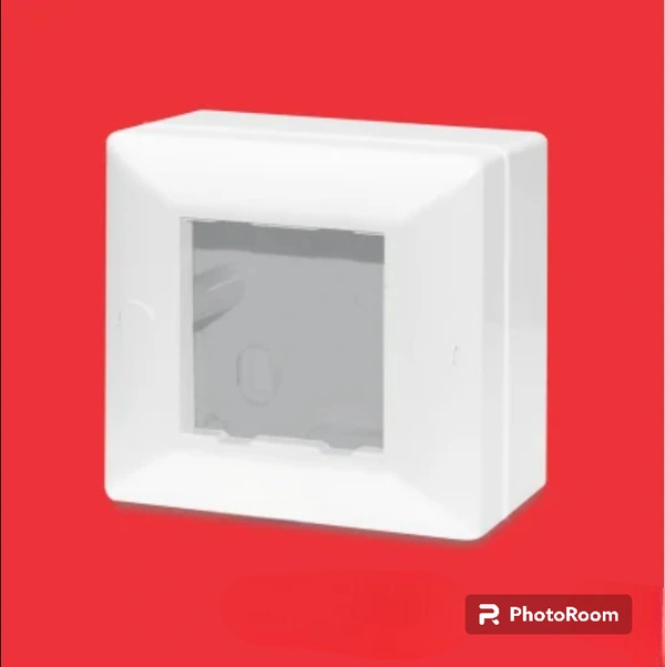 SURFACE 2 MODULAR GANG BOX - WHITE - WHITE