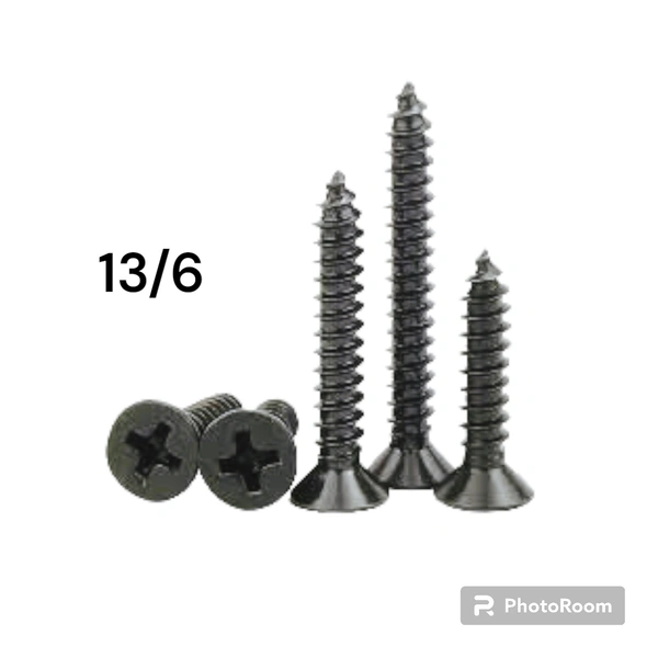 13 x 6 BLACK SCREW