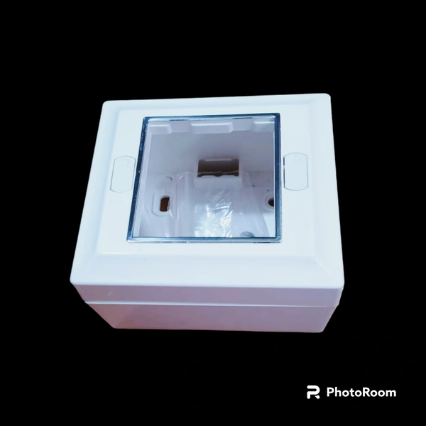 SURFACE 2 MODULAR GANG BOX - WHITE CROME - WHITE CROME