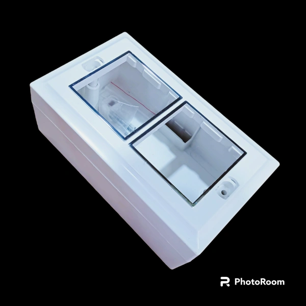 SURFACE 4 MODULAR GANG BOX - WHITE CROME - WHITE CROME