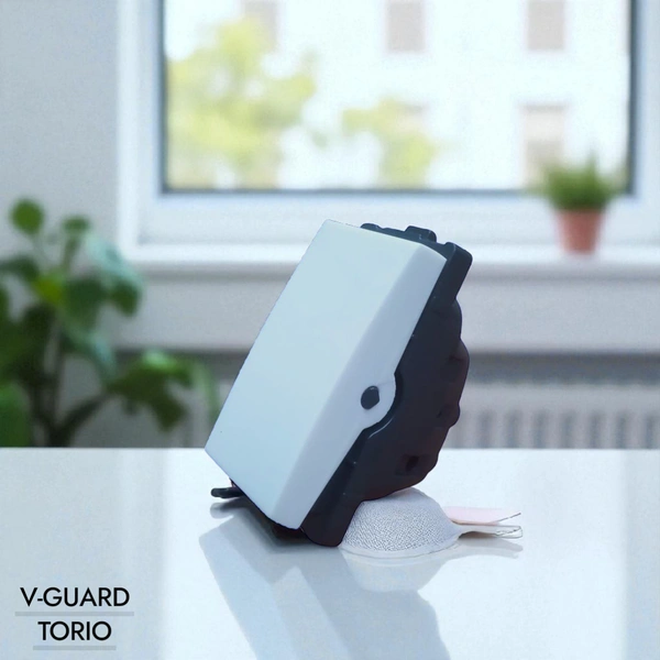 V-GUARD TORIO 6AX. 1 WAY SWITCH -1M ( WHITE ) - WHITE