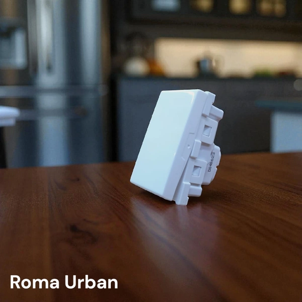 ANCHOR ROMA URBAN 10AX. 1 WAY SWITCH,1M ( WHITE ) - WHITE