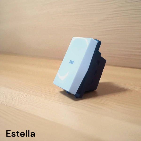 PM CONA ESTELLA 10AX 2 WAY SWITCH , 1M ( WHITE ) - WHITE