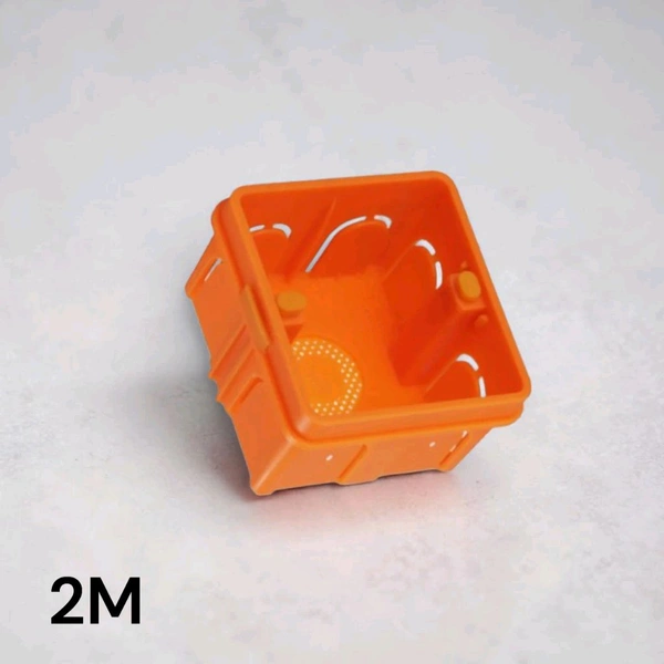 JOULEMART 2 MODULAR CONCEAL PVC BOX WITH BRASS INSERT - Web Orange