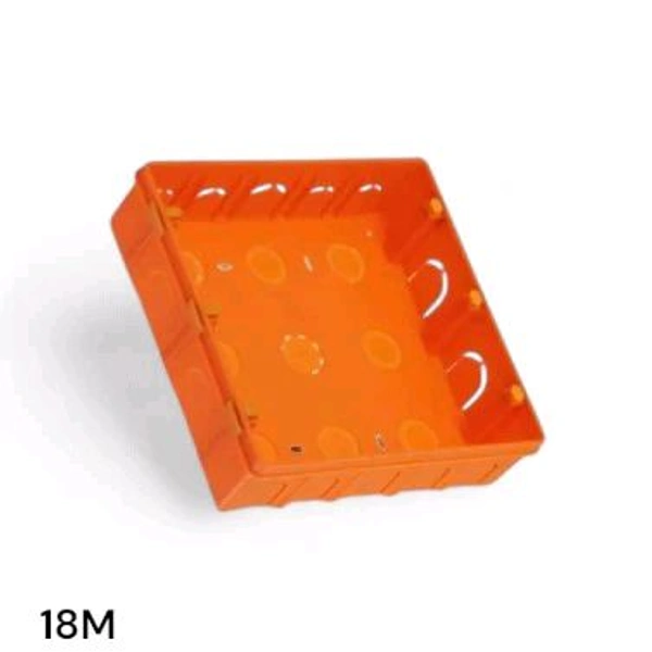 JOULEMART 18 MODULAR CONCEAL PVC BOX WITH BRASS INSERT - Web Orange