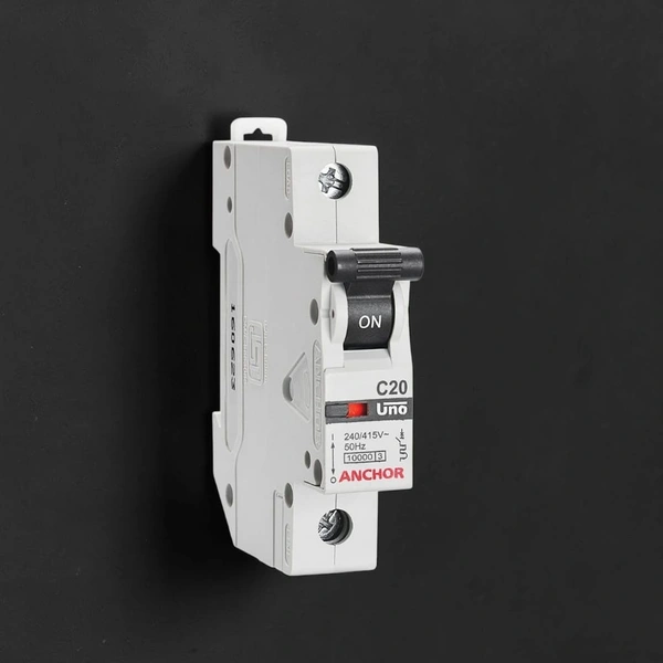 ANCHOR UNO C25A. SINGLE POLE MCB ,6kA