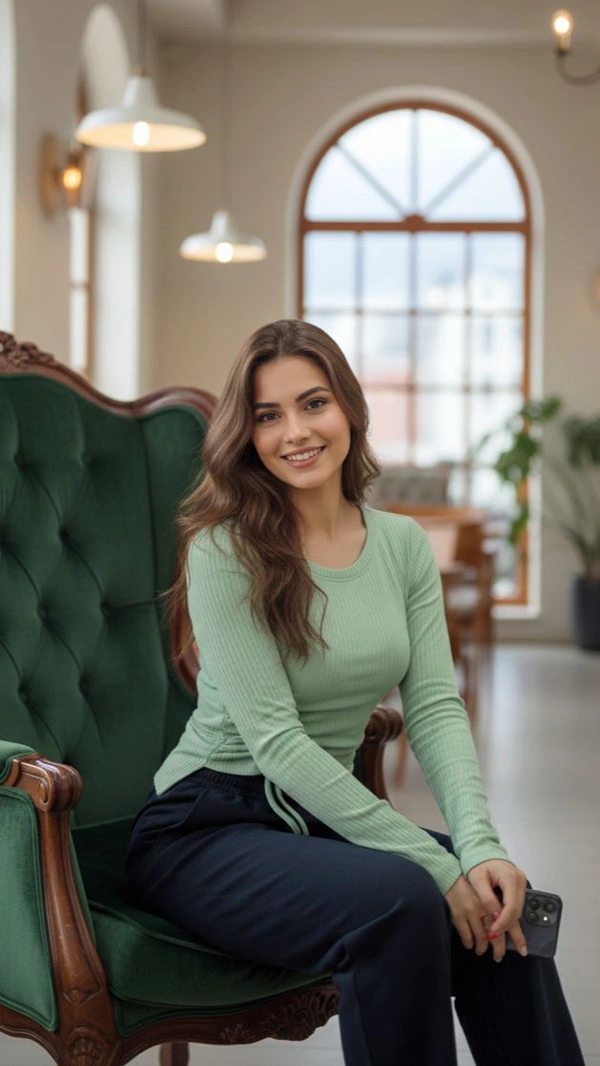 Celeste Curve Tie-Up Top - Medium