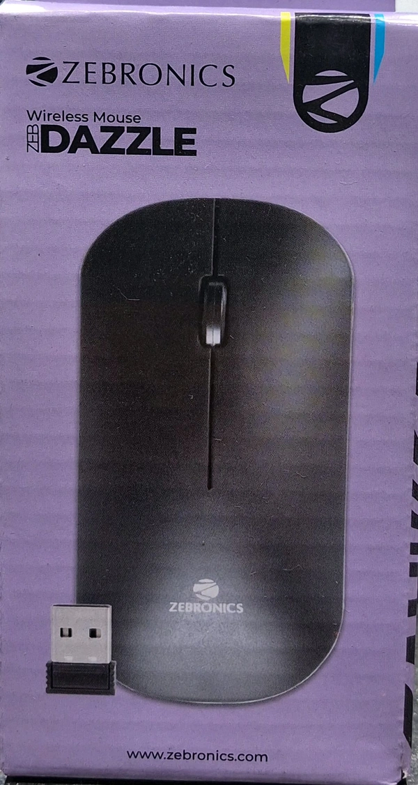 ZEBRONICS WIRELESS MOUSE ZEB DAZZLE