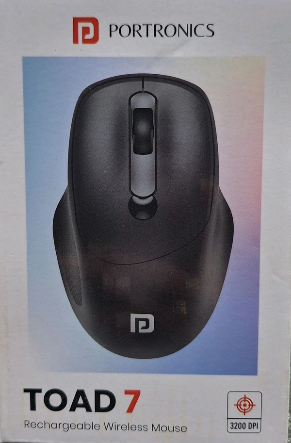 PORTRONICS RECHARGEABLE WIRELESS MOUSE TOAD 7 POR 2780