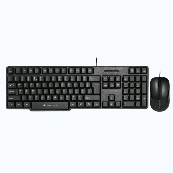 ZEBRONICS WIRED KEYBOARD + MOUSE COMBO JUDWAA-850