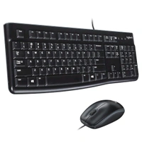 LOGITECH WIRED KEYBOARD + MOUSE COMBO MK120